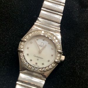 Omega diamond bezel women’s watch